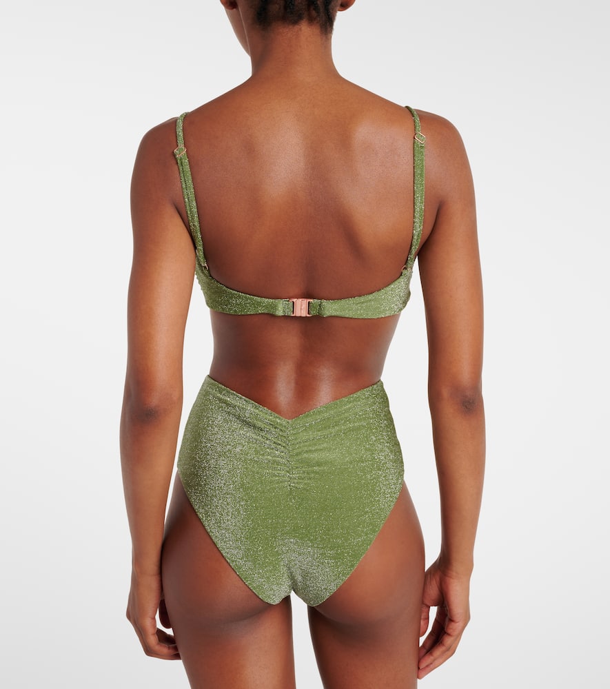 Heliconia bikini top