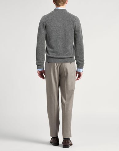 Man Cardigan Grey Size 38 Lambswool