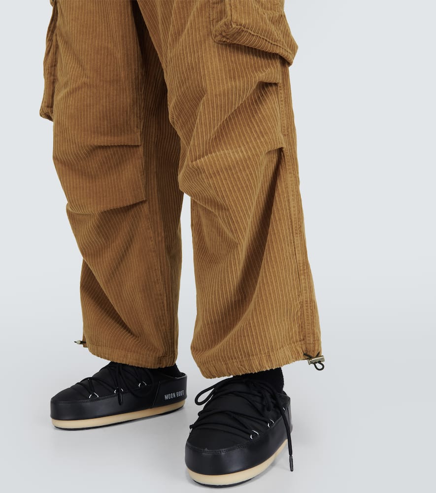 Velvet corduroy cargo pants