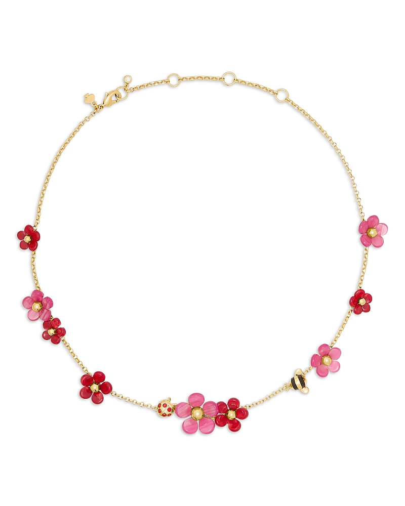 Summer Daze Flower Scatter Necklace, 16-19