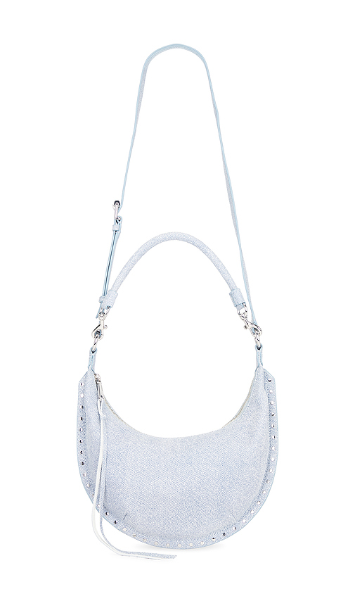 Rebecca Minkoff Darren Small Crescent Xbody in Blue
