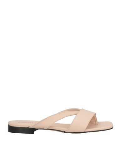 Woman Thong sandal Blush Size 8 Leather