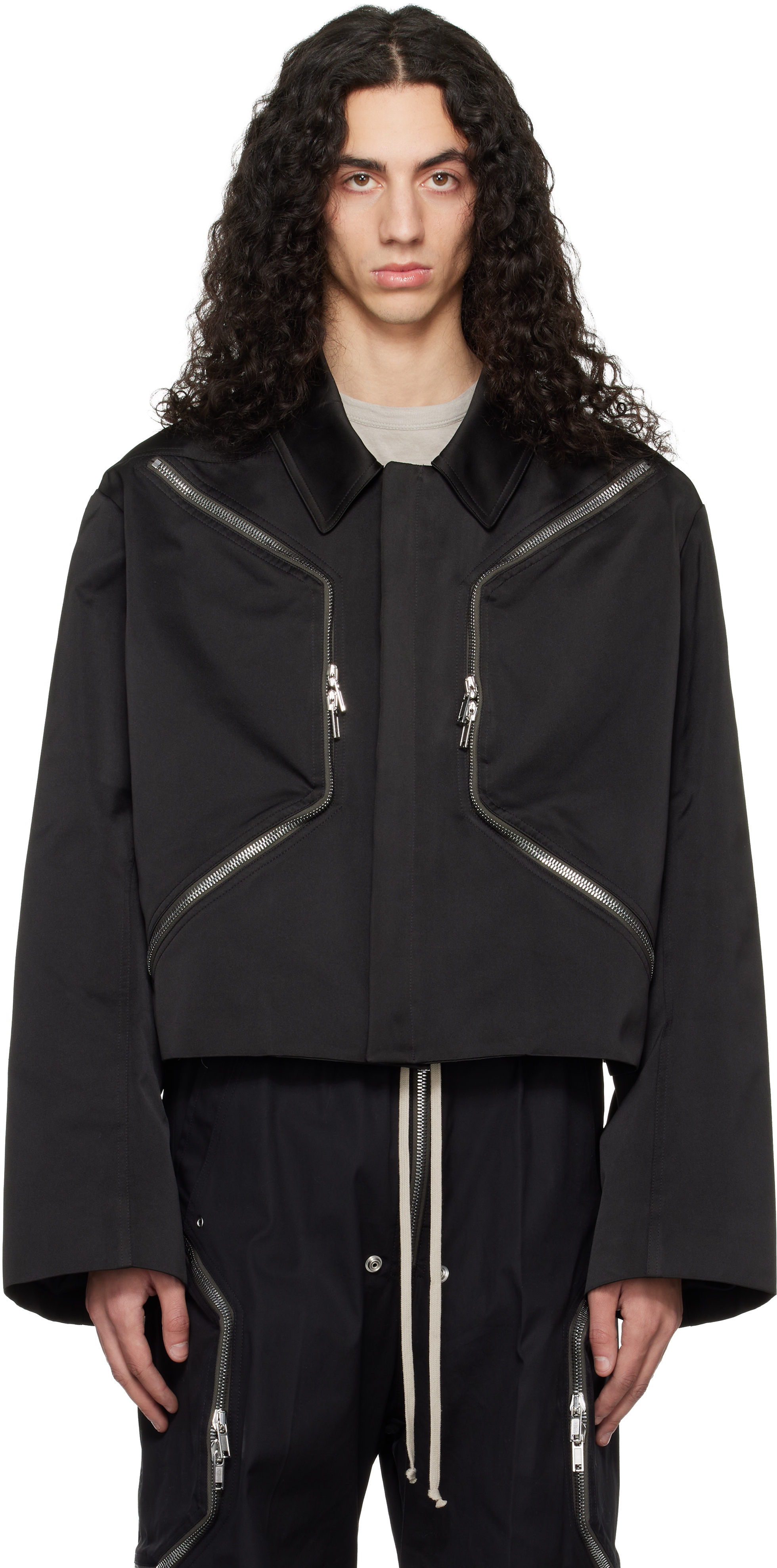 Black Temple Heizer Mac Jacket