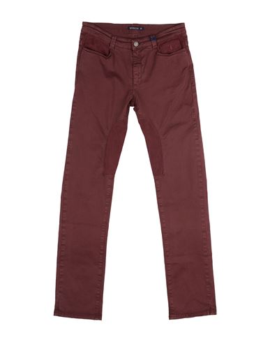 Kid Boy Pants Burgundy Size 14 Cotton, Elastane
