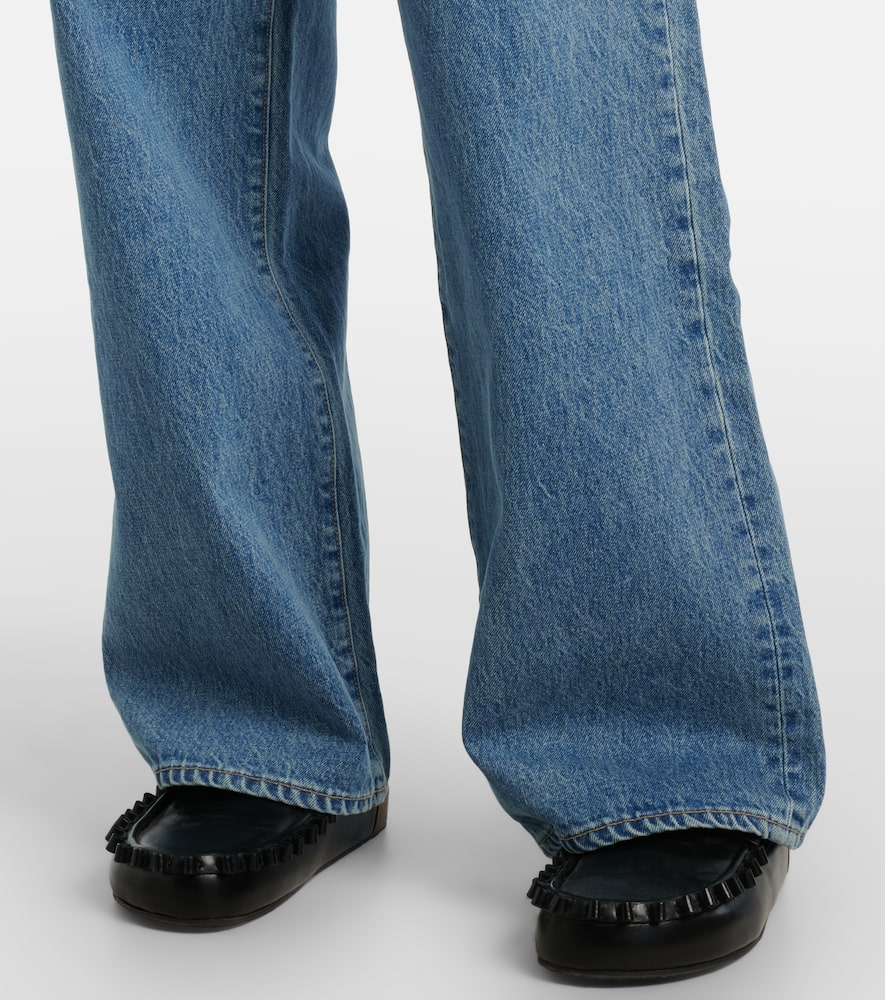 Lexi low-rise wide-leg jeans