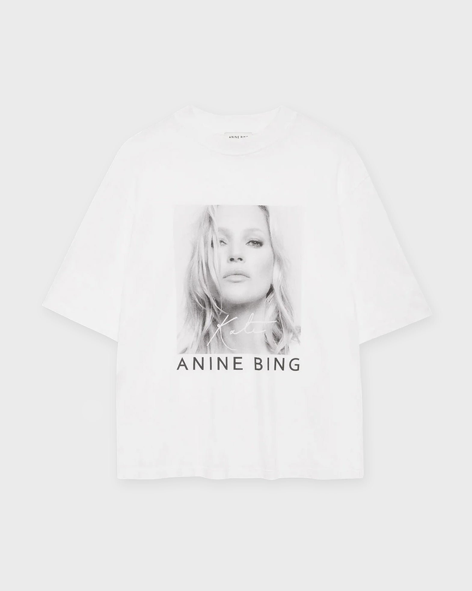 Anine Bing T-Shirt Avi Kate Moss White