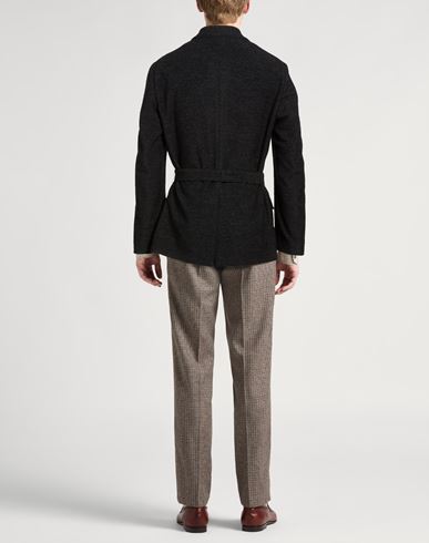 Man Blazer Black Size 42 Polyester, Cotton, Acrylic, Viscose, Wool