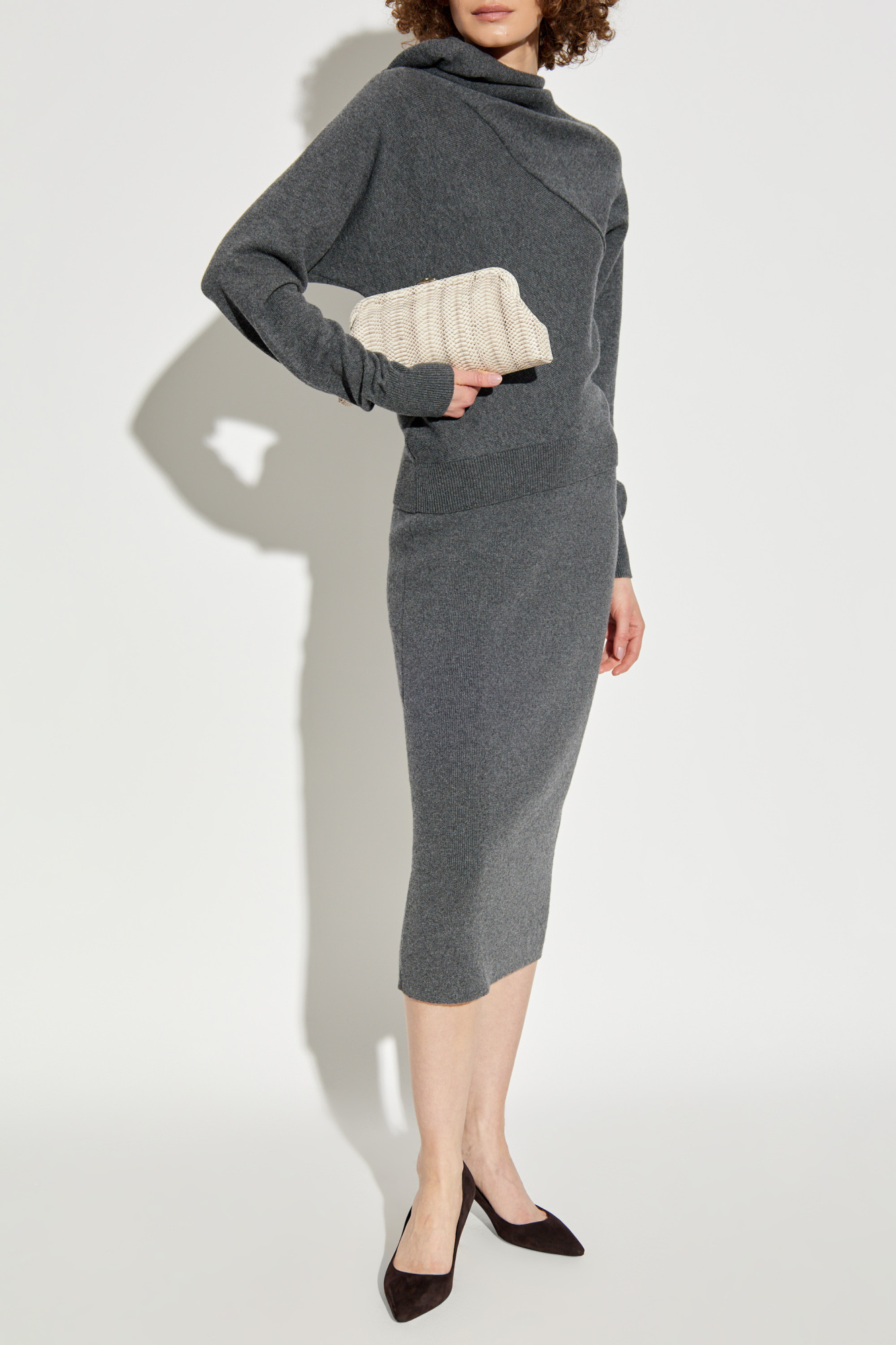 Turtleneck Sweater, Women's, Grey