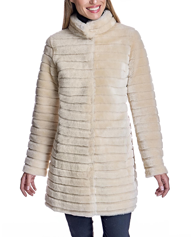 Grooved Shearling Jacket
