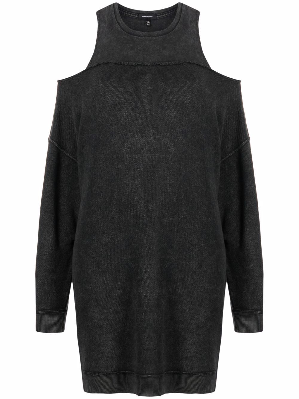 Cold-shoulder dress - Black