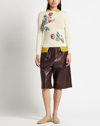 Woman Sweater Cream Size 2 Wool, Polyamide, Viscose, Polyester, Cotton