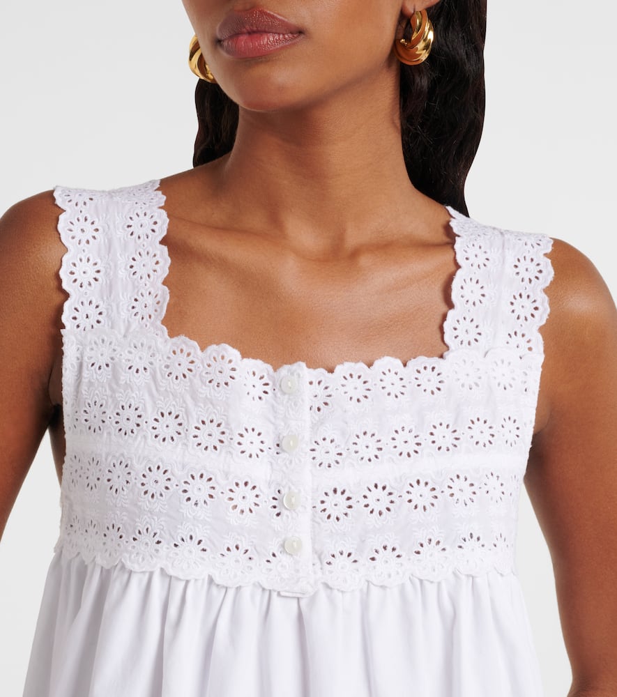 Ezra broderie anglaise cotton top