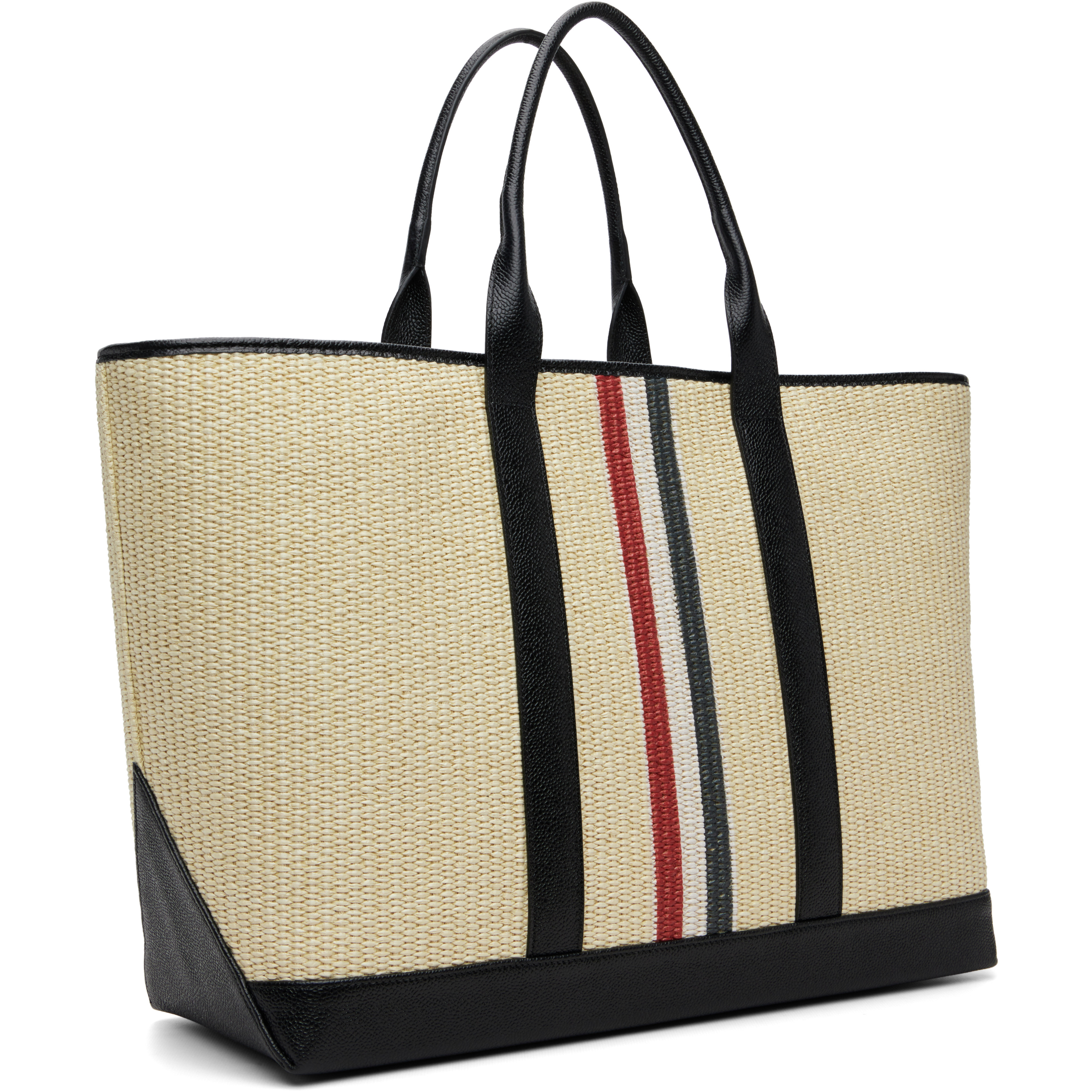 Beige Medium Tool RWB Stripe Tote