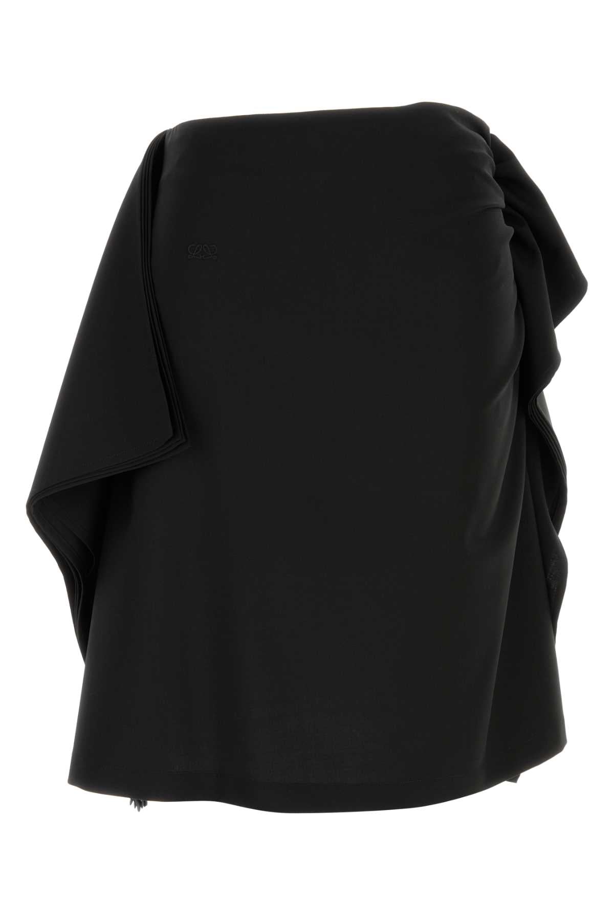 Wool Skirt — Black