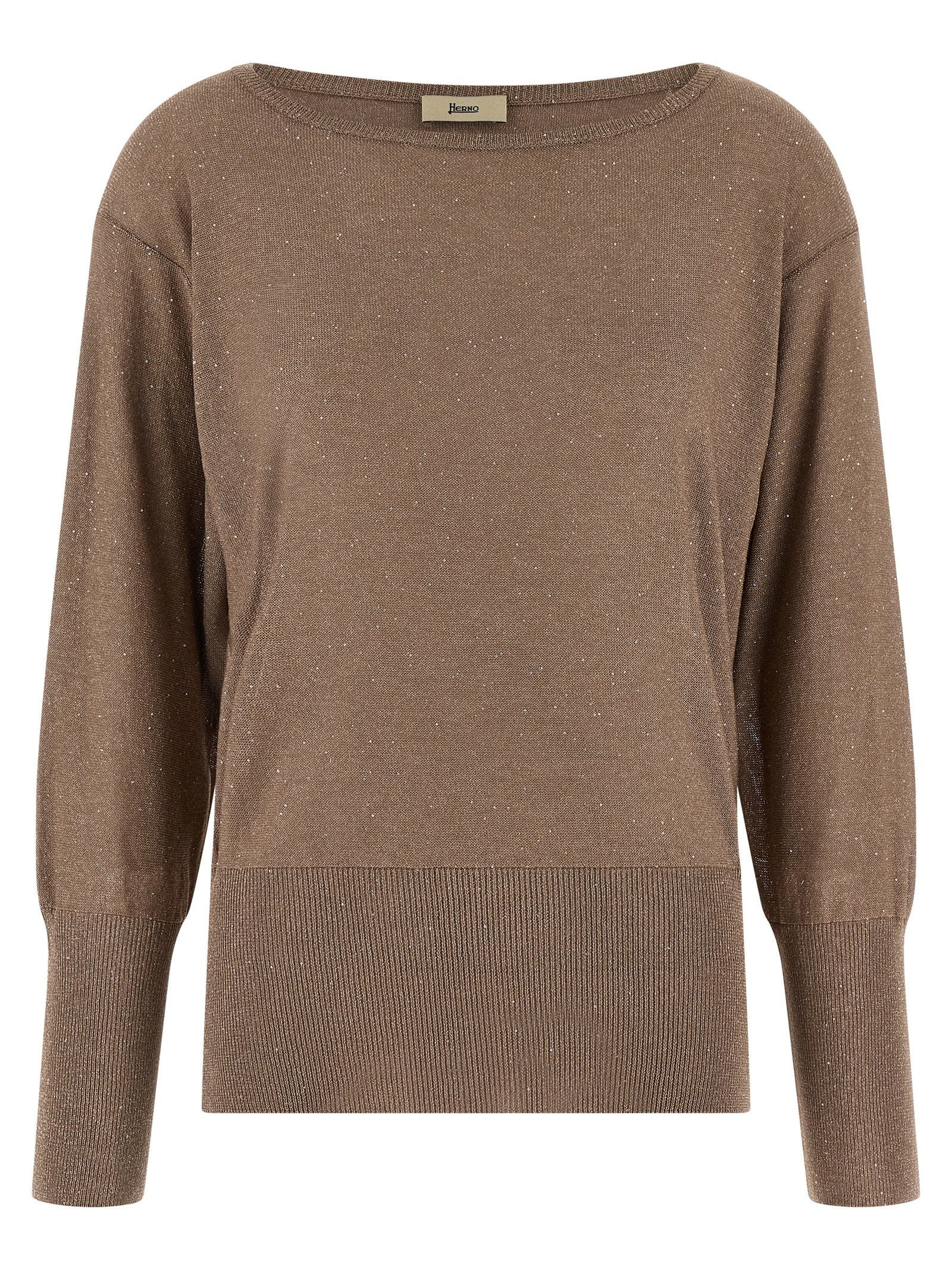 Lamé And Sequin Yarn Sweater