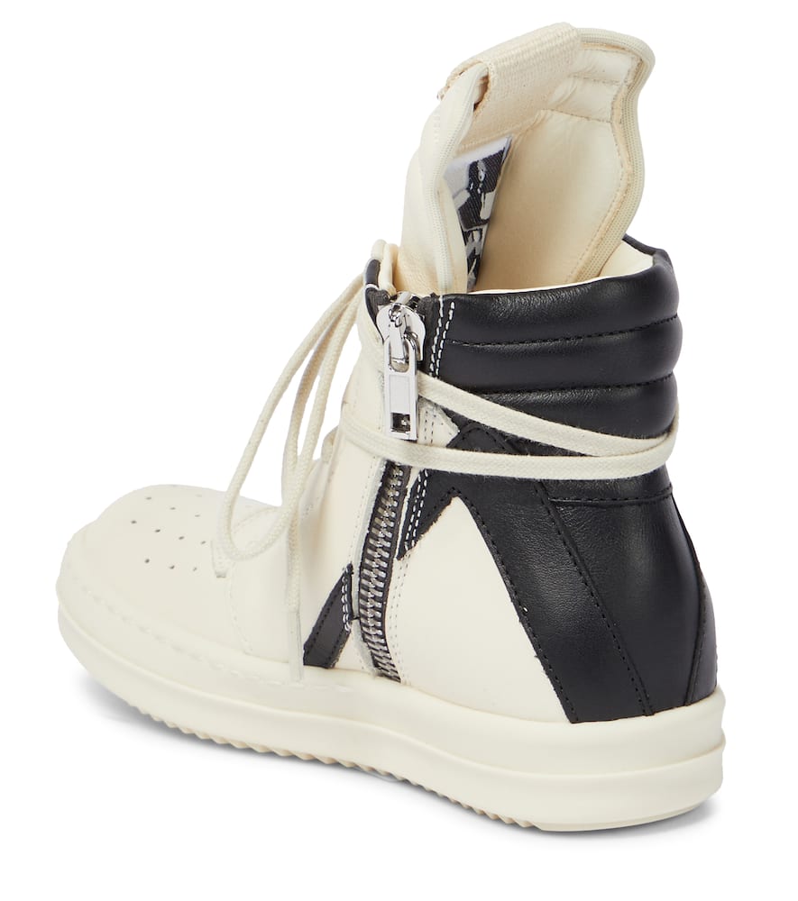 Geobasket leather high-top sneakers