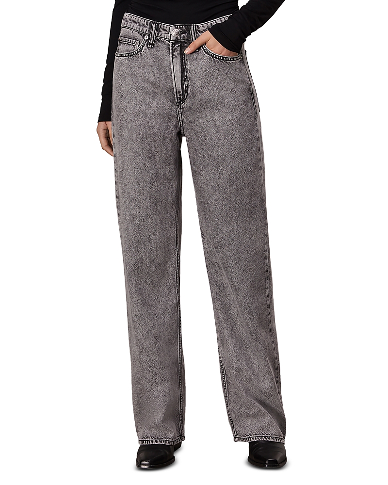 Featherweight Logan Mid Rise Jeans in Slate Grey
