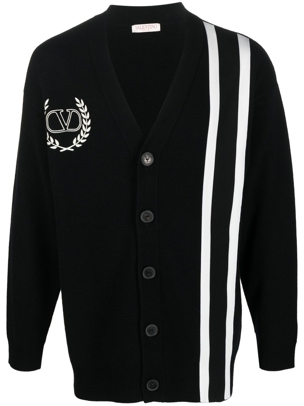 VLogo Signature cardigan - Black