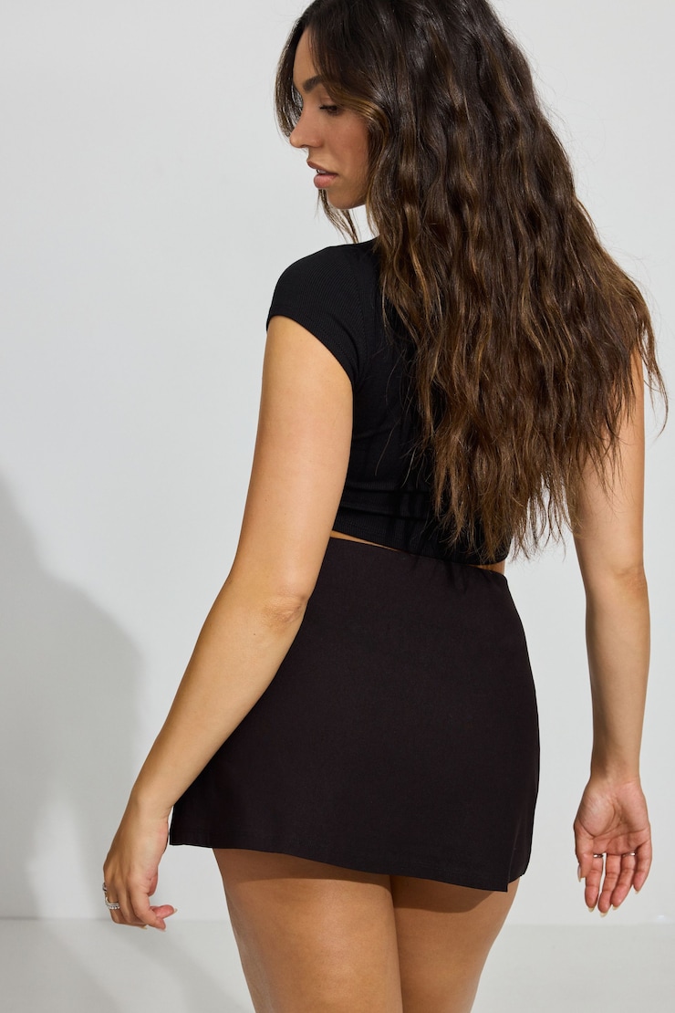 Paris A-Line Micro Skort