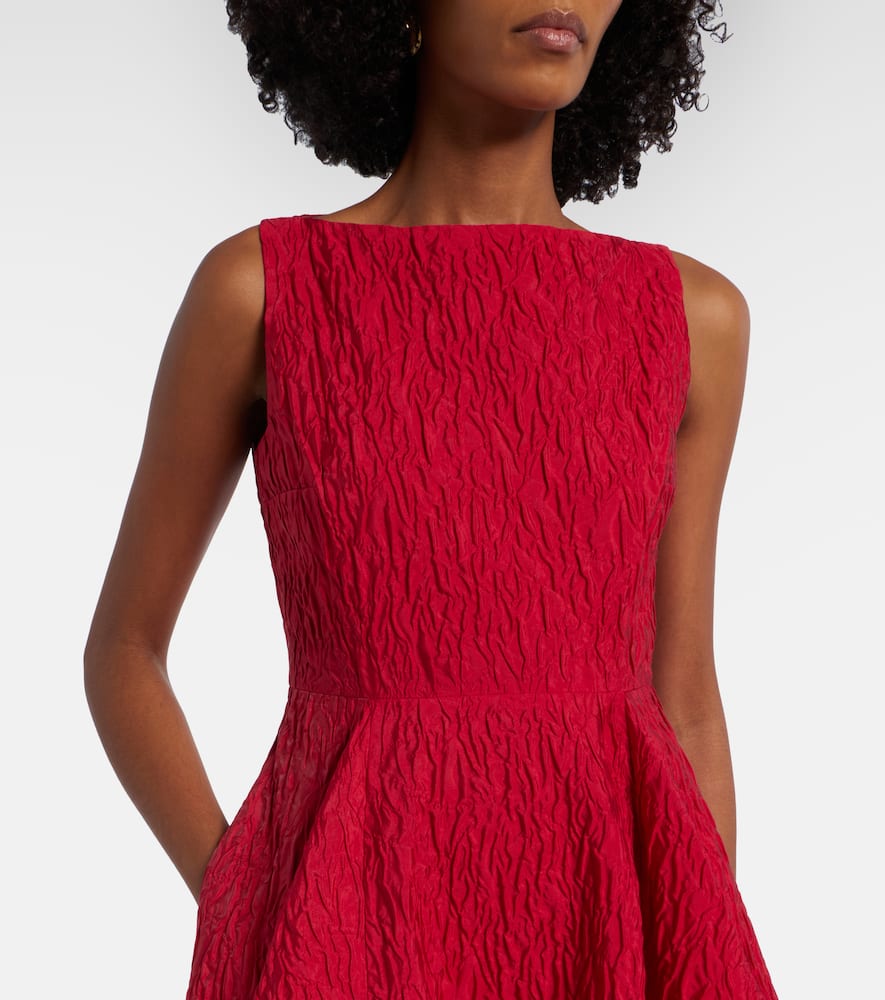 Tera cloqué midi dress