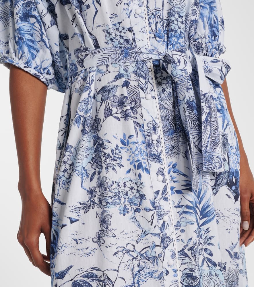 Kitty cotton and linen shirt dress