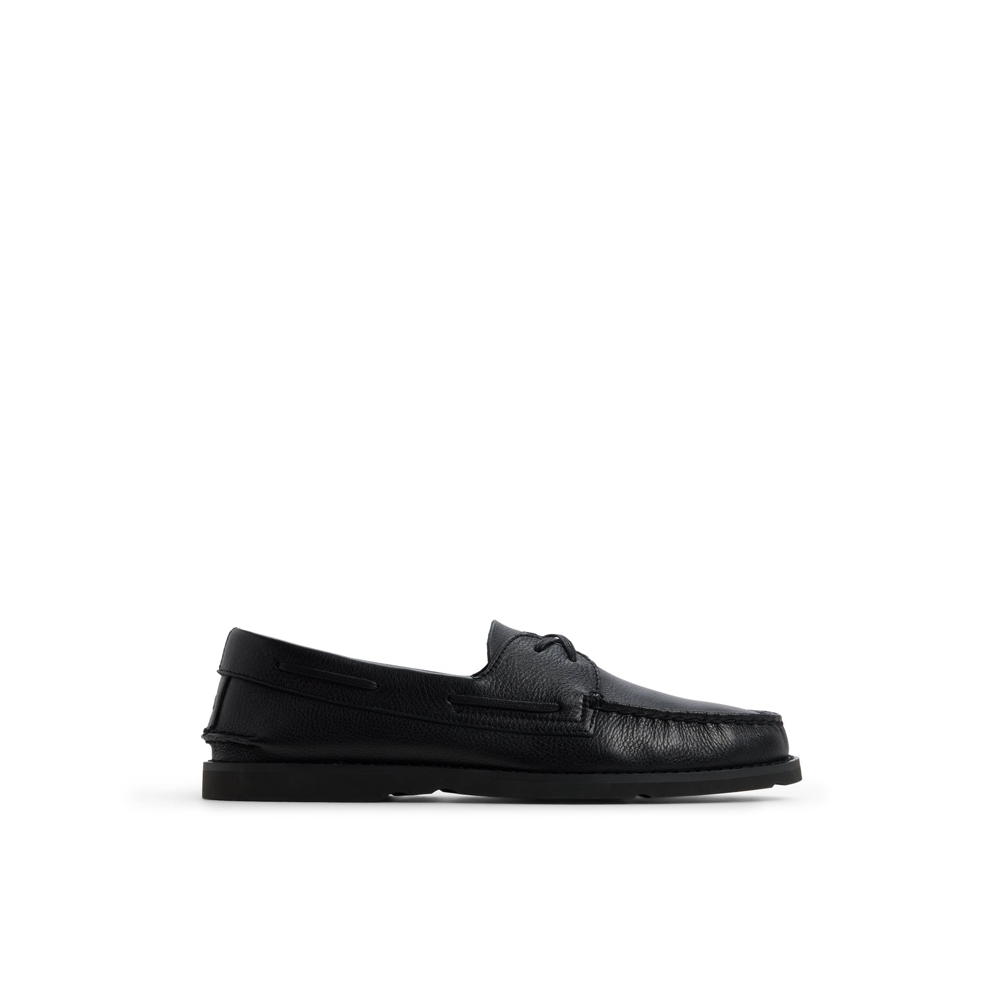 Authentic Original™ 2-Eye Ripple Lug Boat Shoe in Other Black