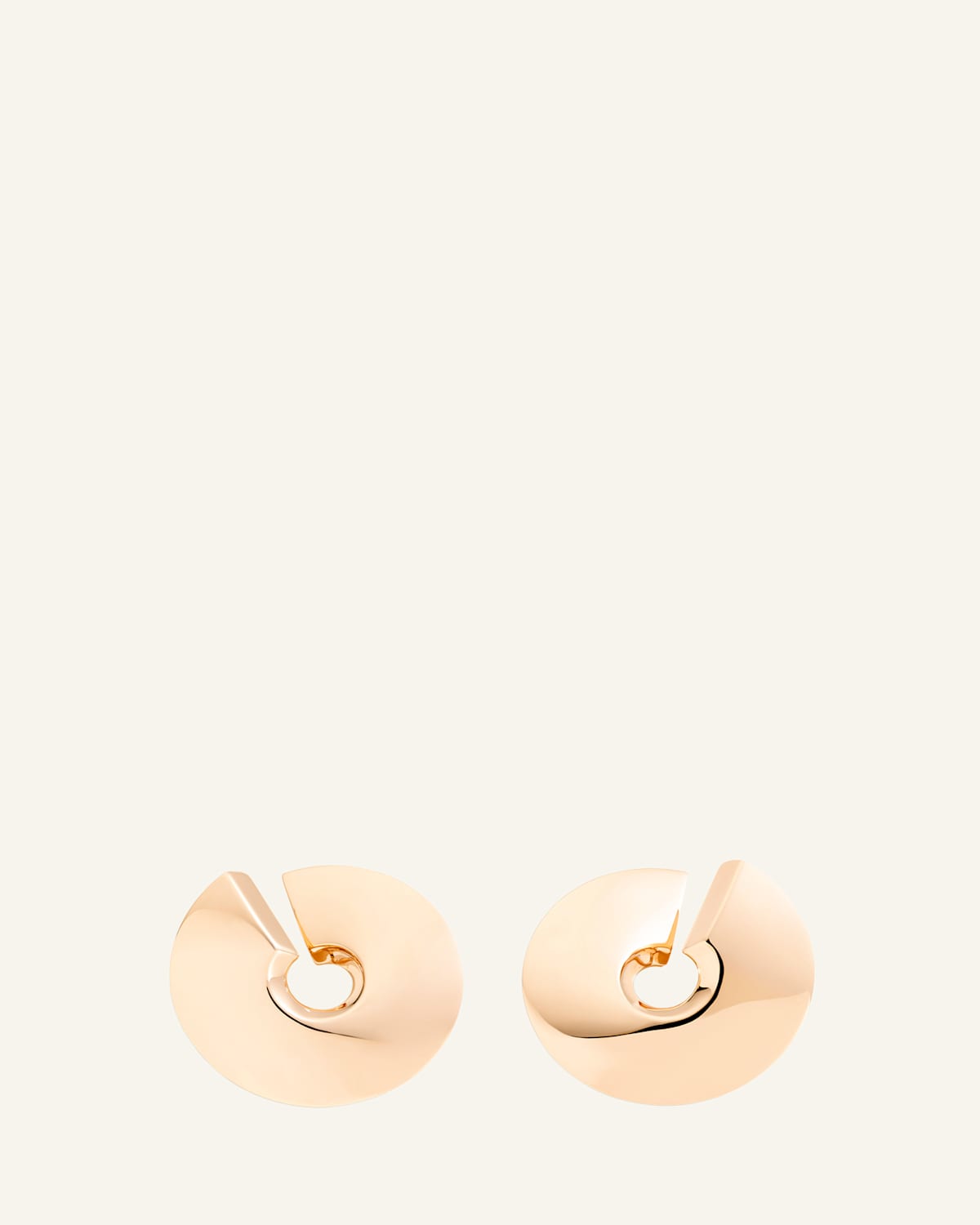 Verso 18K Rose Gold Midi Earclips