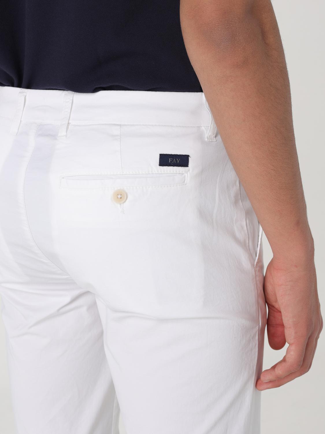 Pants Men color White
