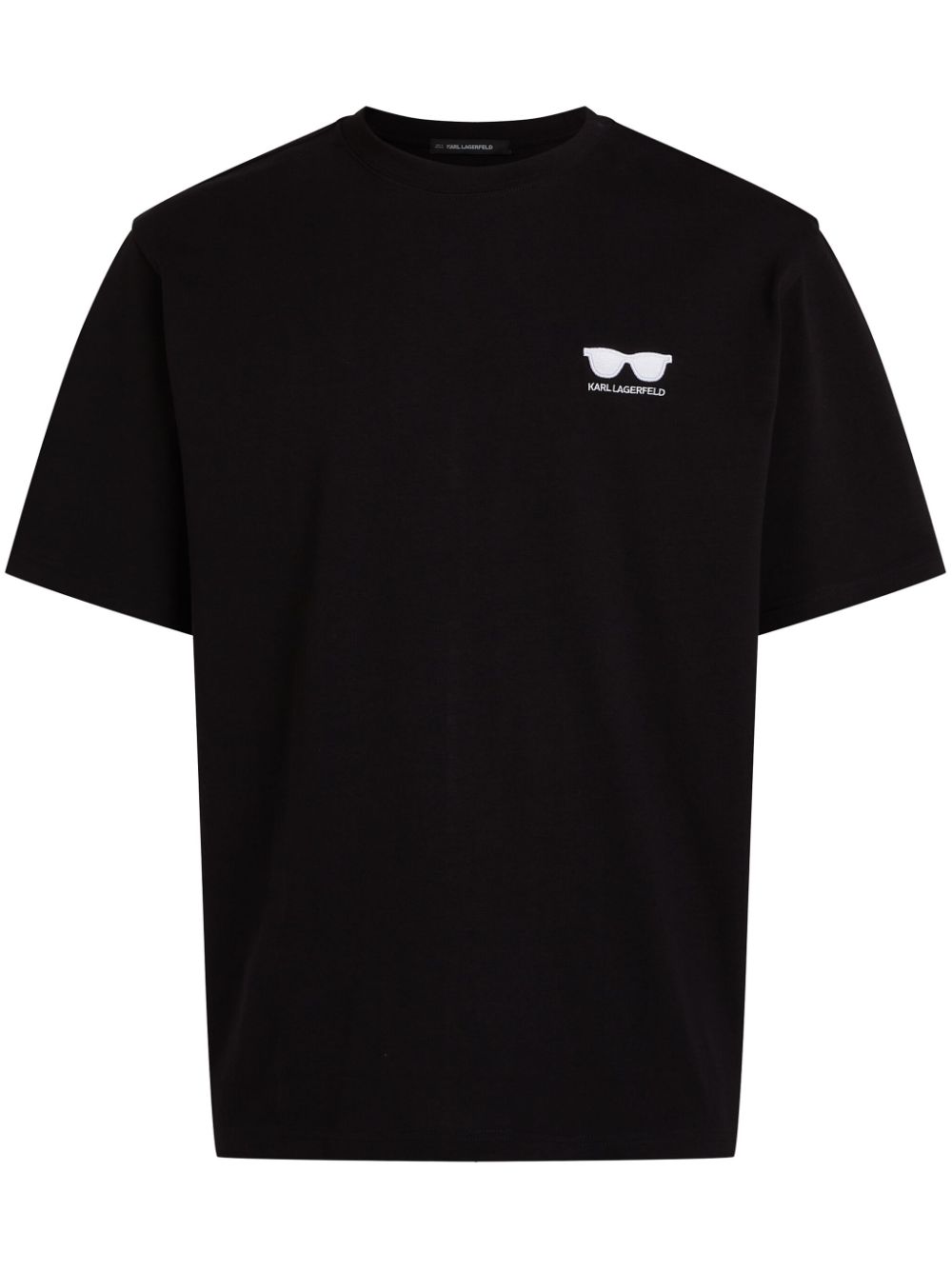 Embroidered T-shirt - Black