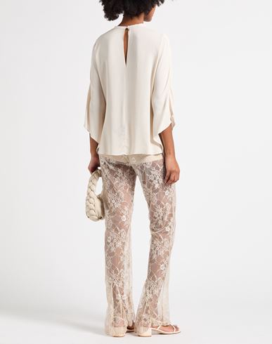 Woman Top Beige Size M Viscose