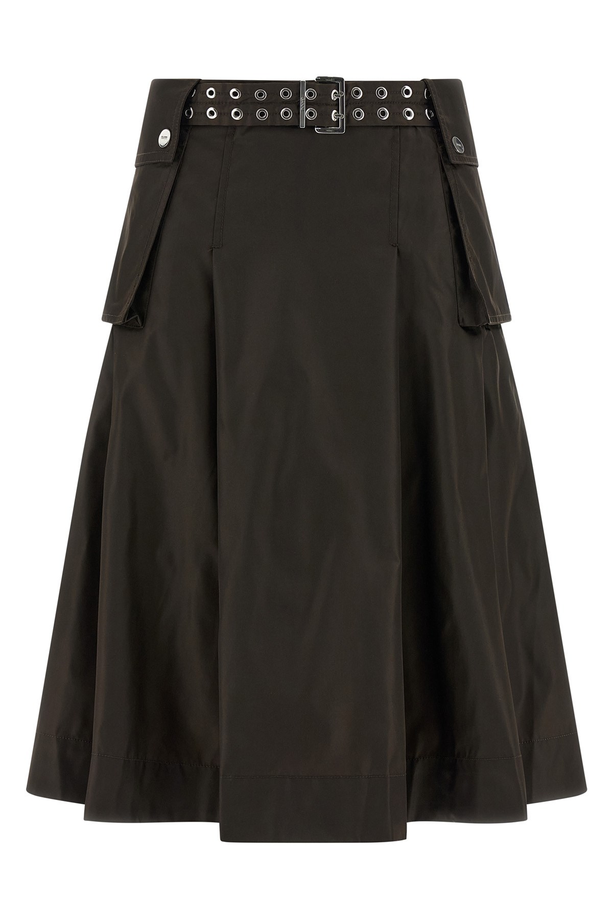 'Duchesse Nylon Pleated' Skirt