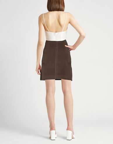 Woman Mini skirt Light brown Size 2 Wool, Cashmere