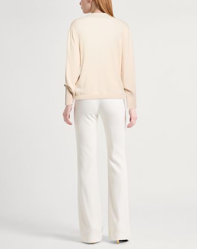 Woman Cardigan Cream Size 4 Virgin Wool, Viscose, Cashmere, Polyester, Metallic fiber