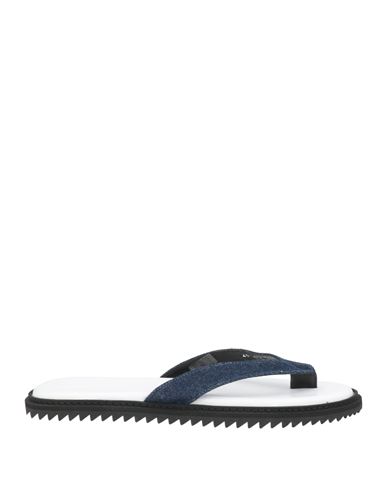 Man Thong sandal Blue Size 7 Textile fibers
