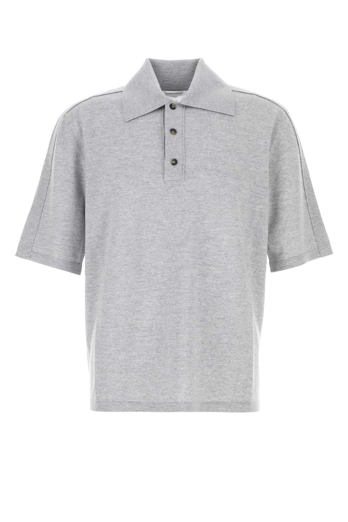Knit Polo Shirt — Gray