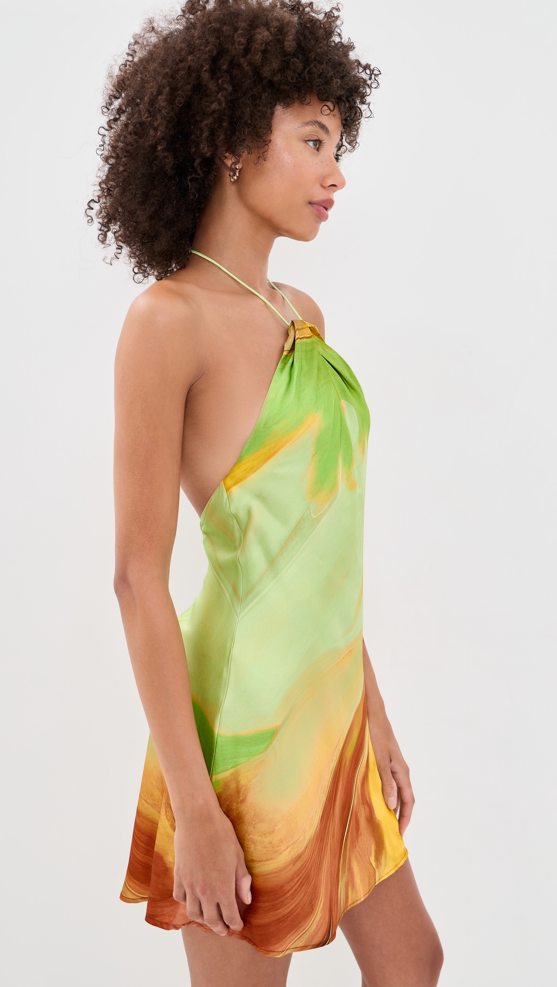 Hilary Dress Pera Brushstroke