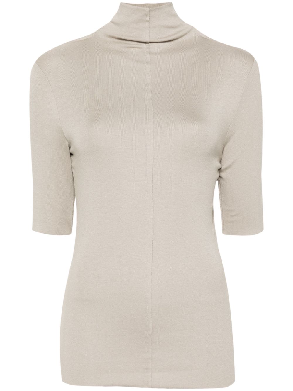 Stretch-jersey top - Black