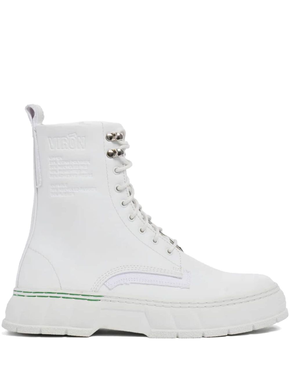Lace-up ankle boots - White