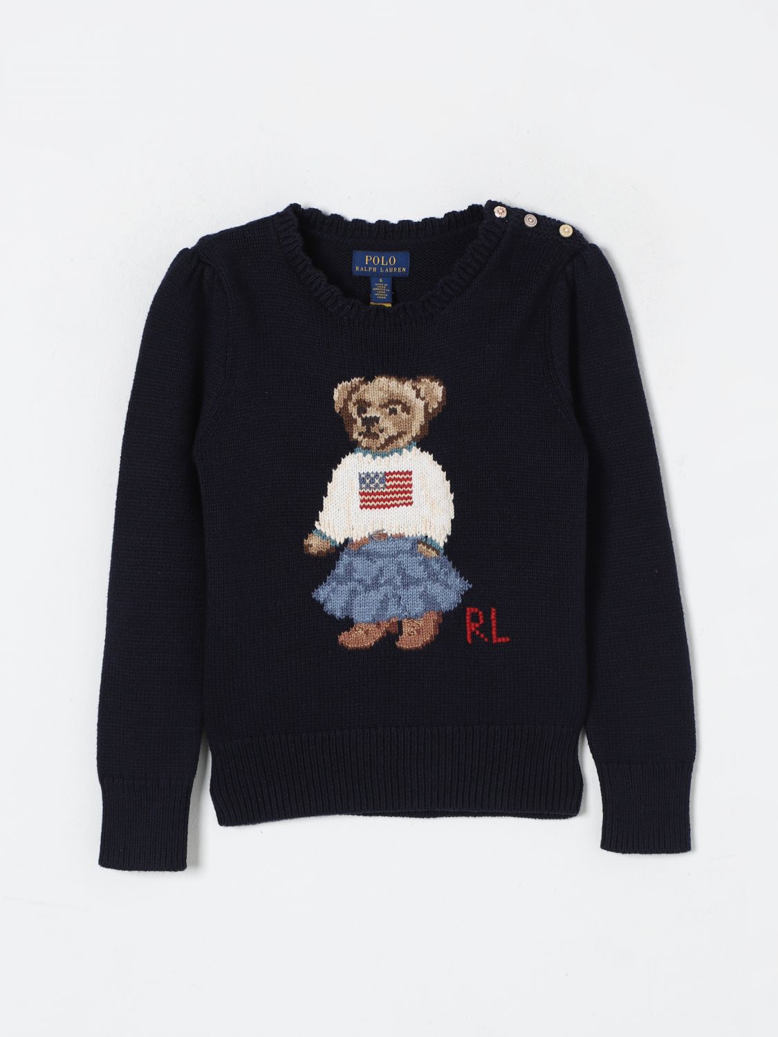 Sweater Kids color Blue