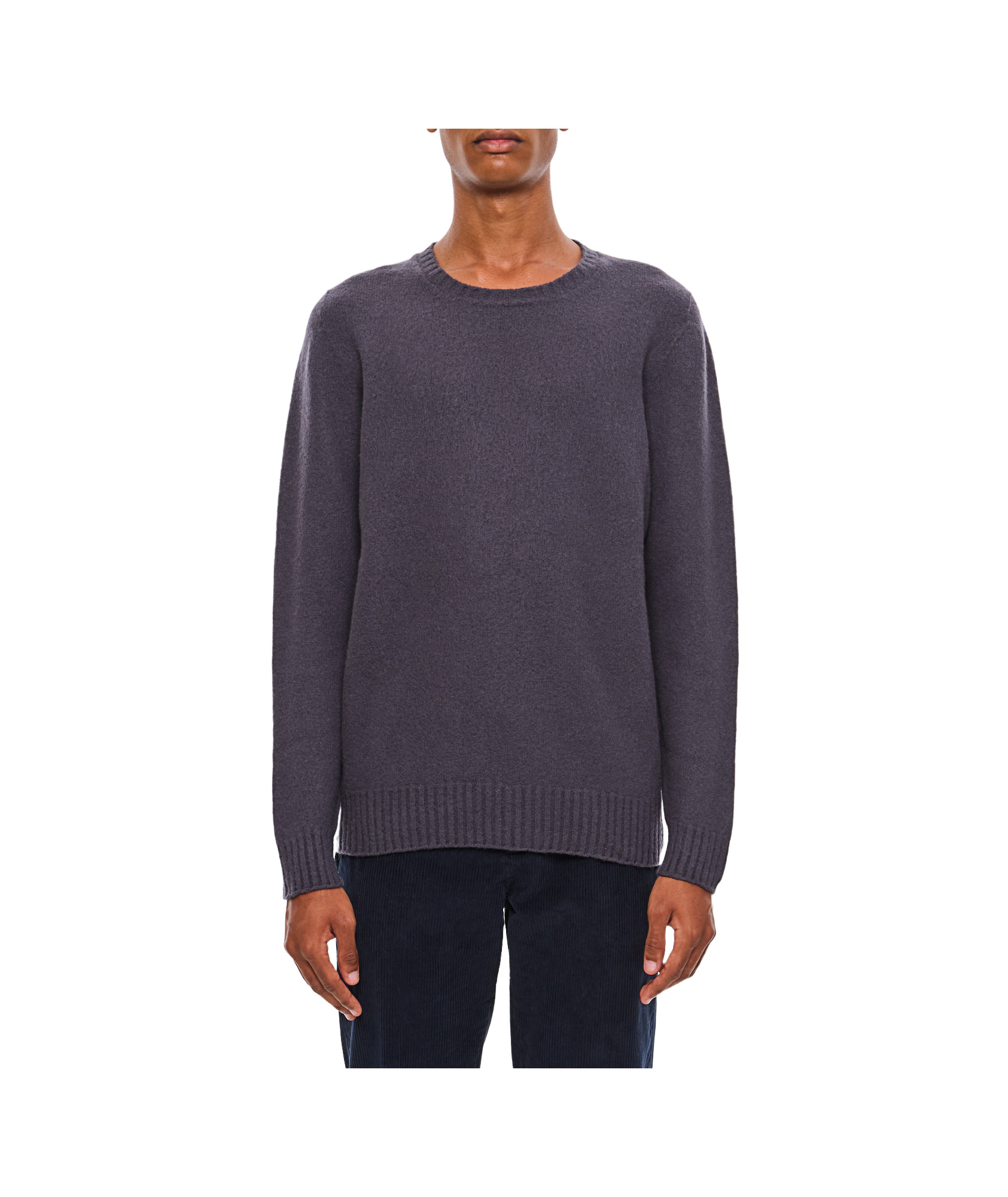 Wool crew-neck sweater