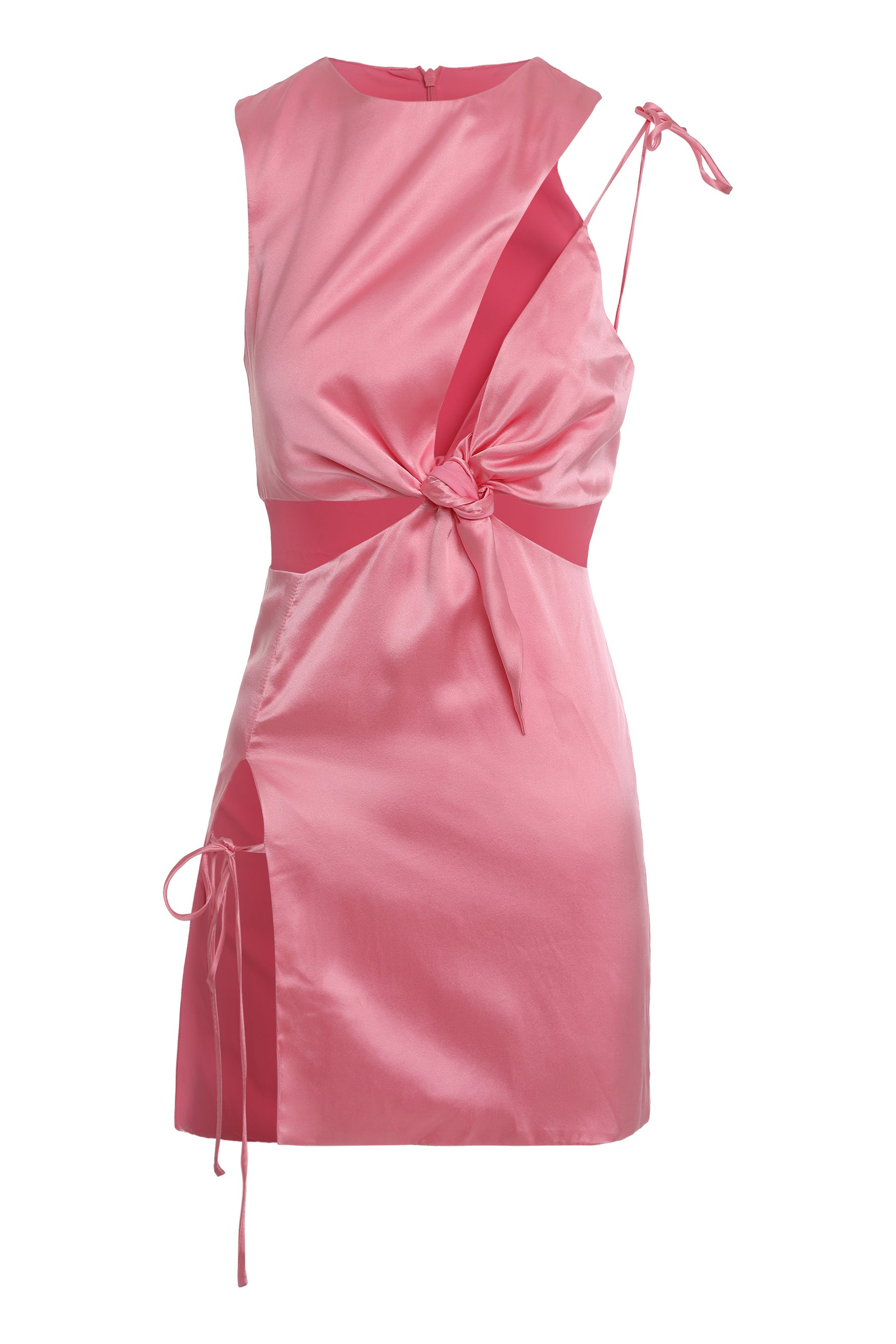 Knotted-detail Mini Dress