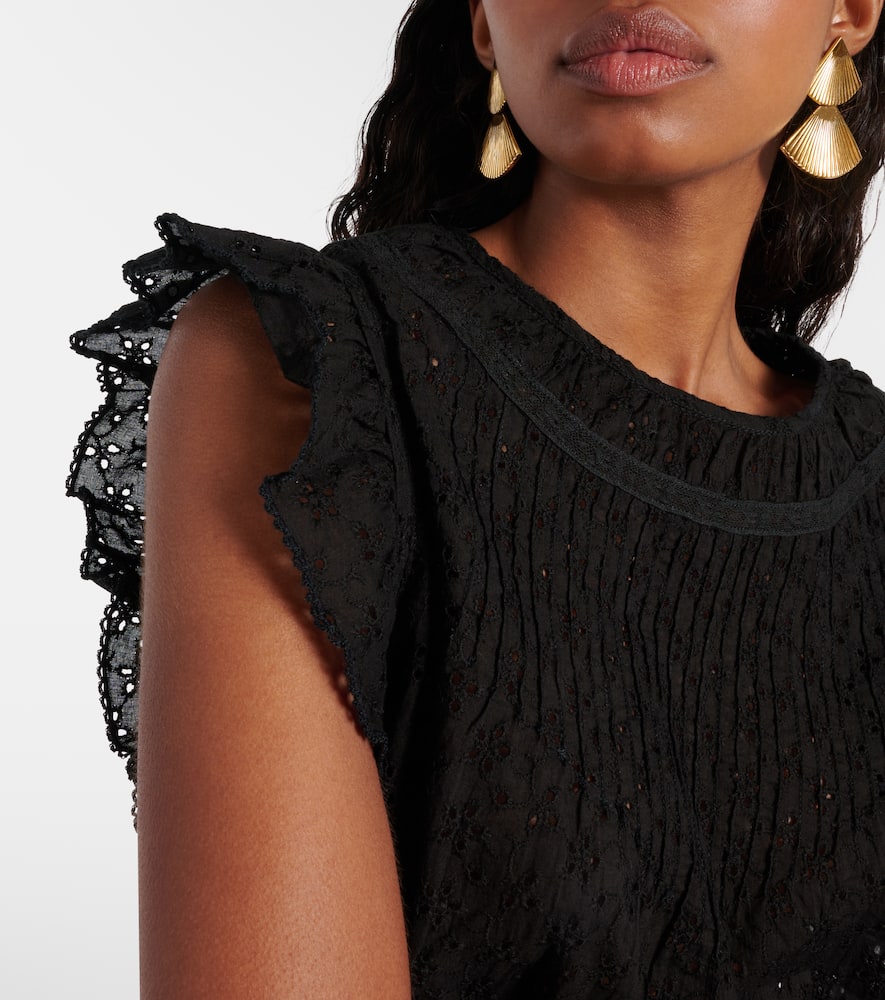 Galia ruffled top
