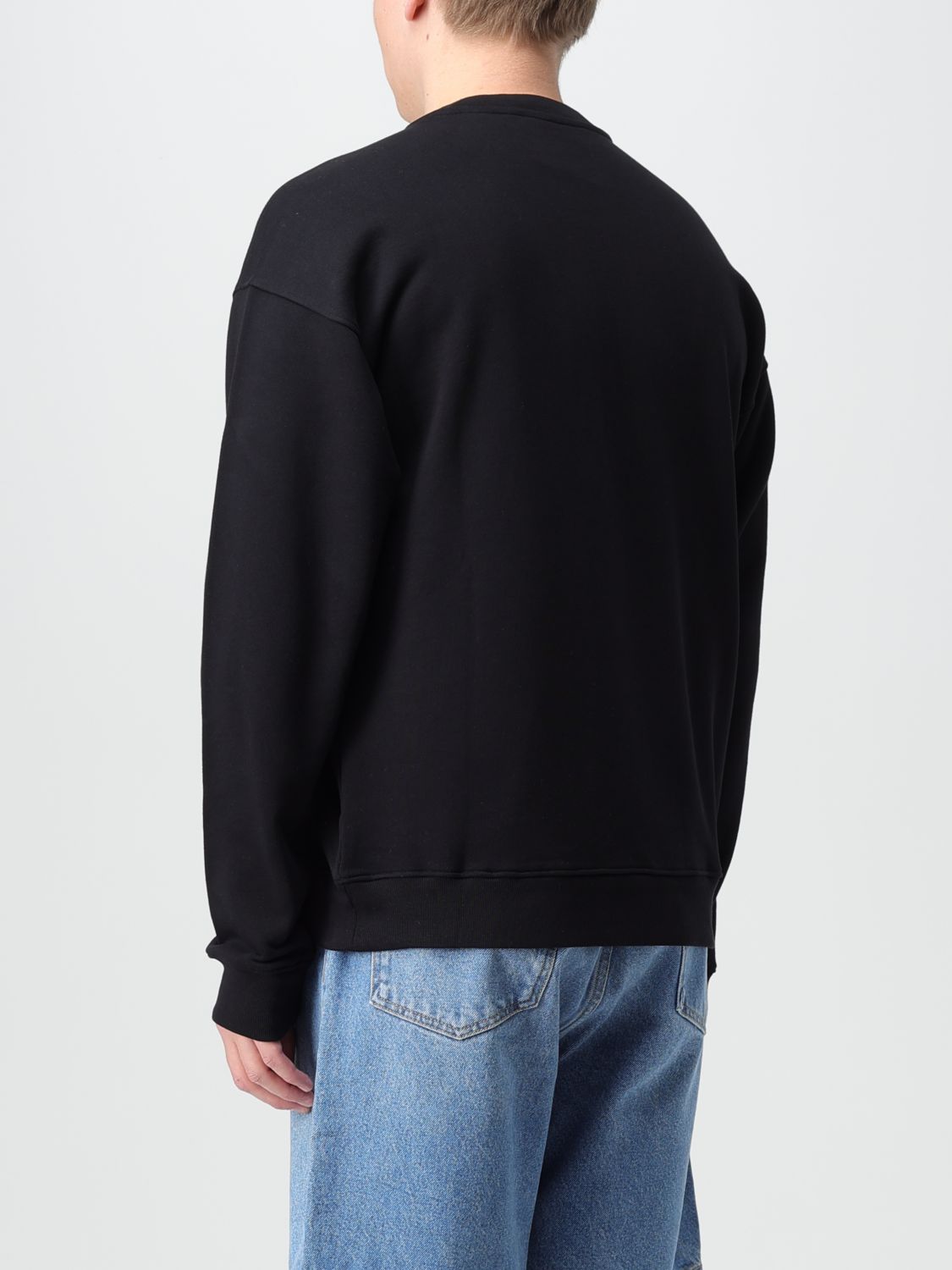 Sweatshirt Men color Black