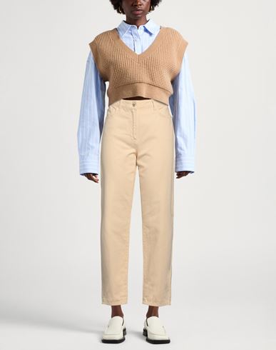 Woman Jeans Beige