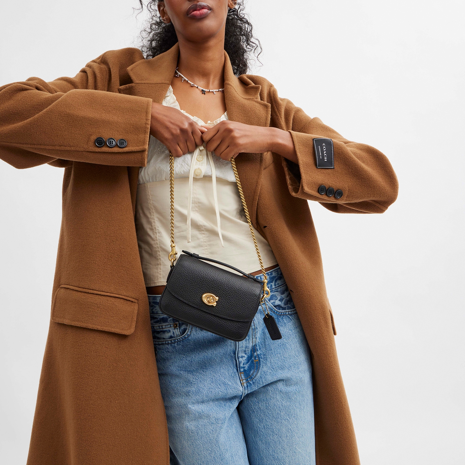 Coach Cassie 17 Leather Crossbody