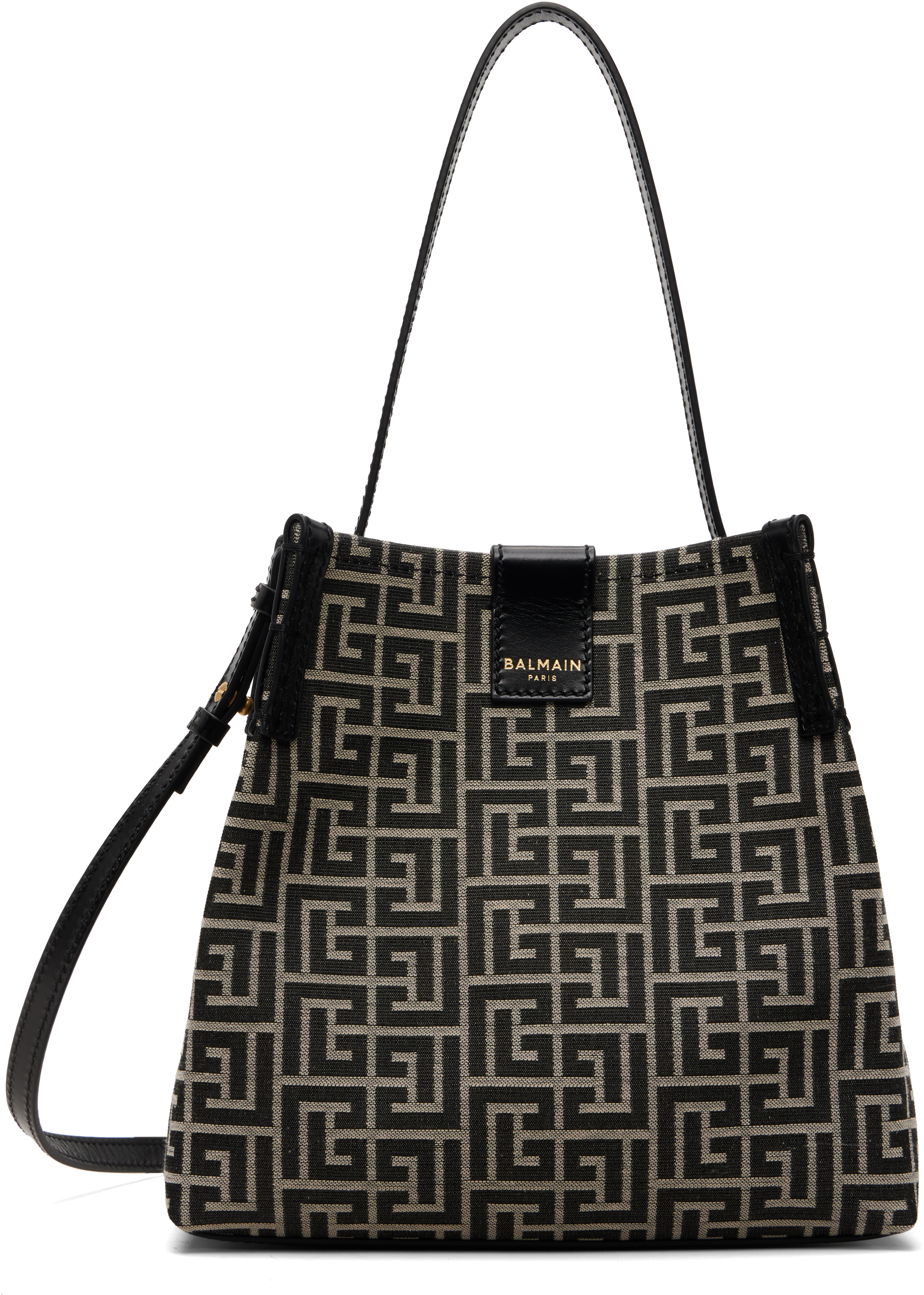 Black & Off-White Release Bucket Bag