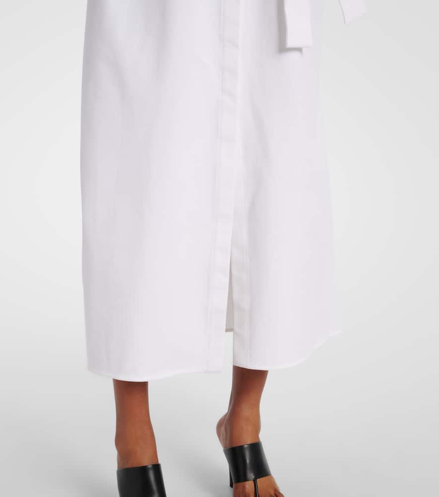 Arezzo gabardine shirt dress