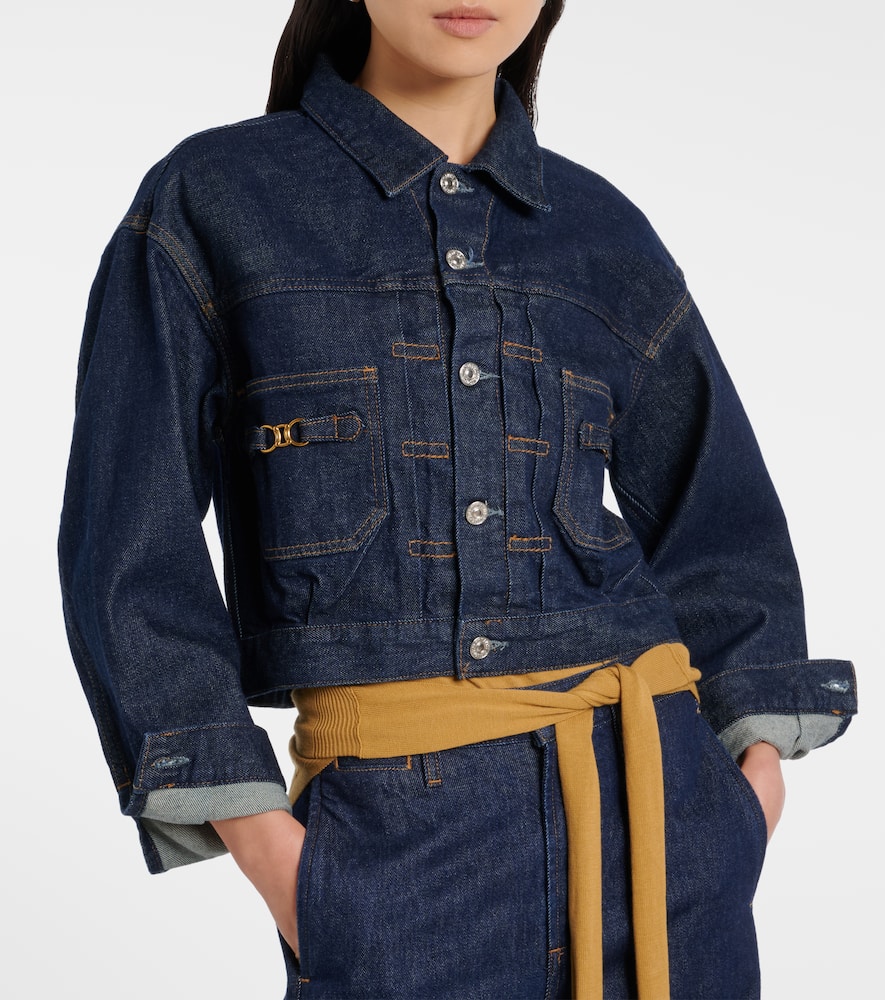 Alma cropped denim jacket