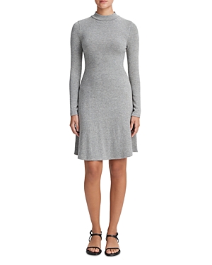 Mock Neck Long Sleeve Dress