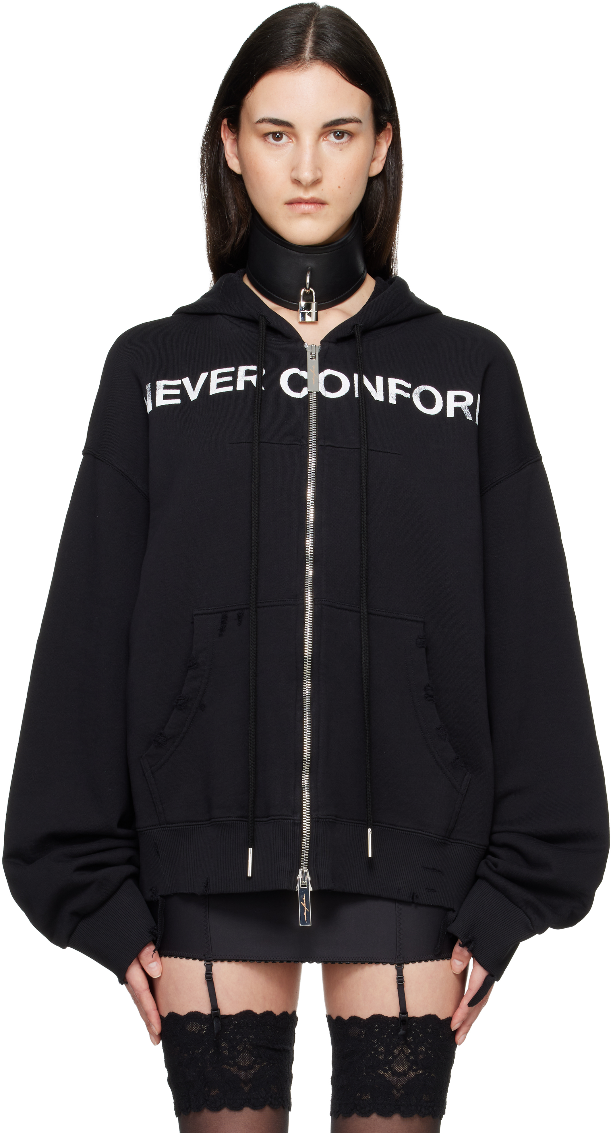 Black 'Never Conform' Hoodie